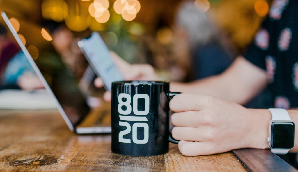 80-20 rule for social media content strategy visualisation
